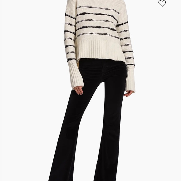 Veronica Beard Viori Wool-Blend Striped Sweater - Picture 2 of 7